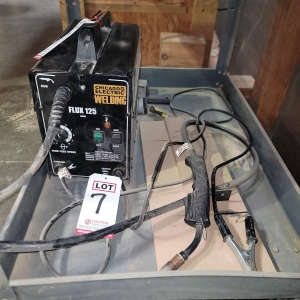 CHICAGO ELECTRIC WELDING FLUX 125 WELDER, FLUX CORE ARC WELDER, FOR USE W/ FLUX-CORED WELDING WIRE-7