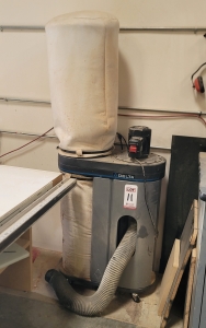 2010 DELTA COMPACT DUST COLLECTOR, MODEL 50-720, 1 HP, 10.8 AMP, 650 CFM, S/N 014086-11