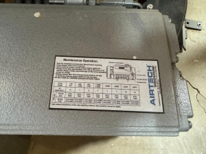 CUSTOM MADE THERMOFORMER VACUUM PRESS, 52" X 127" AIR TABLE, TRACK-30