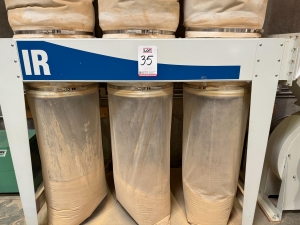 2001 LMC DUST COLLECTION SYSTEM, MODEL 360IR915B, 10 HP, S/N 02640, W/ BLOWER, (6) BAGS-35