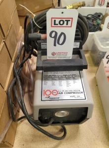 THOMAS OIL-LESS PISTON AIR COMPRESSOR, MODEL 1020, 100 PSI, 3/4 HP-90