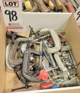 LOT - ASSORTED CLAMPS-98