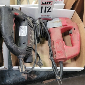 LOT - (1) SKIL JIG SAW, MODEL 4003 AND (1) MILWAUKEE JIG SAW, MODEL 6256-112