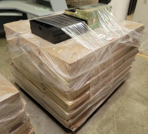 LOT - (55) METAL DRAWERS, NEW, 14-1/4" X 18" X 5", W/ SLIDES-128