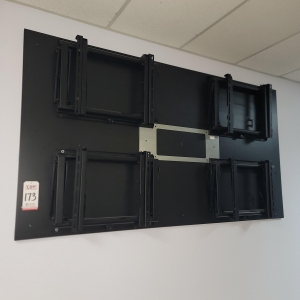 VIDEO WALL BACKBOARD FOR 55" LCD PANELS W/ TOUCH-LATCH MOUNTS-173
