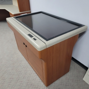 PRESENTATION & MAP TABLE W/ MOTORIZED 55" TOUCH SCREEN & COMPUTER-198