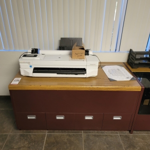 4-DRAWER STORAGE CHEST, COLOR: SANGRIA & TEAK, DIM: 72"L X 30"D X 30"T, CONTENTS NOT INCLUDED-209
