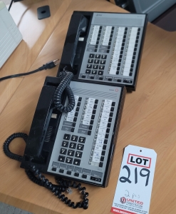 LOT - (2) MULTI-LINE OFFICE PHONES-219