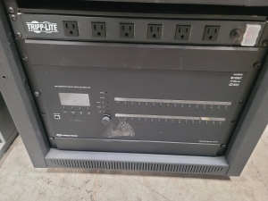 LOT - ELECTRONICS RACK, W/ CONTENTS OF ELECTRONICS-224