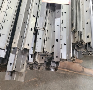 LOT - STEEL HINGES, 69" X 58" LENGTHS-229