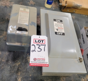 LOT - (2) ELECTRIC SAFETY SWITCHES-237