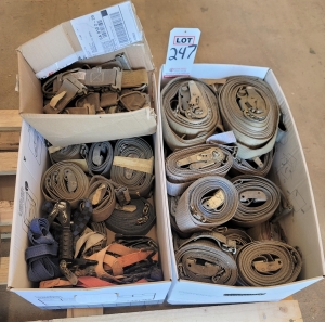 LOT - 2" RATCHET STRAPS, ETC.-247