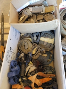 LOT - 2" RATCHET STRAPS, ETC.-247