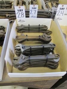 LOT ASSORTED WRENCHES (G-49) LOADING & HANDLING FEE $5-