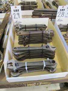 LOT ASSORTED WRENCHES (G-49) LOADING & HANDLING FEE $5-