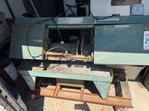 CAROLINA TOOL & EQUIP. CO. HORIZONTAL BAND SAW, MODEL HD10, CUTTING CAPACITY: 8.5" X 13.5", 1/2" X 9'-7" BLADE SIZE-24