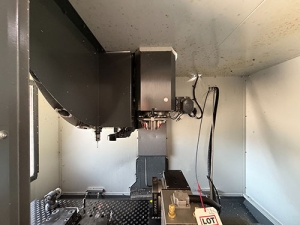 Haas-2022 HAAS DM-2 CNC VERTICAL DRILL/MILL MACHINING CENTER, MOLD MAKER, HAAS CNC CONTROL, TABLE: 34" X 15", XYZ TRAVELS: 28" X 16" X 15", CAT 40 TAPER, 15,000 RPM SPINDLE, SIDE MOUNT 18 ATC, 15 HP, THROUGH SPINDLE COOLANT, PROGRAMMABLE COOLANT NOZZLE, 32 GB EXPANDED MEMORY, WIRELESS INTUITIVE PROBING, TOOL AIR BLAST, CHIP CONVEYOR, 4TH AXIS READY, SUBPLATE, S/N 1197026-25