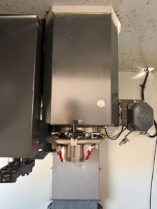 Haas-2022 HAAS DM-2 CNC VERTICAL DRILL/MILL MACHINING CENTER, MOLD MAKER, HAAS CNC CONTROL, TABLE: 34" X 15", XYZ TRAVELS: 28" X 16" X 15", CAT 40 TAPER, 15,000 RPM SPINDLE, SIDE MOUNT 18 ATC, 15 HP, THROUGH SPINDLE COOLANT, PROGRAMMABLE COOLANT NOZZLE, 32 GB EXPANDED MEMORY, WIRELESS INTUITIVE PROBING, TOOL AIR BLAST, CHIP CONVEYOR, 4TH AXIS READY, SUBPLATE, S/N 1197026-25