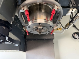 Haas-2022 HAAS DM-2 CNC VERTICAL DRILL/MILL MACHINING CENTER, MOLD MAKER, HAAS CNC CONTROL, TABLE: 34" X 15", XYZ TRAVELS: 28" X 16" X 15", CAT 40 TAPER, 15,000 RPM SPINDLE, SIDE MOUNT 18 ATC, 15 HP, THROUGH SPINDLE COOLANT, PROGRAMMABLE COOLANT NOZZLE, 32 GB EXPANDED MEMORY, WIRELESS INTUITIVE PROBING, TOOL AIR BLAST, CHIP CONVEYOR, 4TH AXIS READY, SUBPLATE, S/N 1197026-25