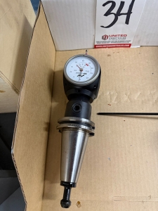 LOT - (1) HAIMER UNIVERSAL 3-D TASTER NO. 80360 W/ CAT 40 INTEGRATED BASE AND (1) SHARS COAXIAL AXIS OFFSET INDICATOR-34