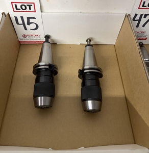LOT - (2) CAT 40 SPEED CHUCKS-45
