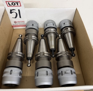 LOT - (6) HAAS CAT 40 TOOL HOLDERS-51