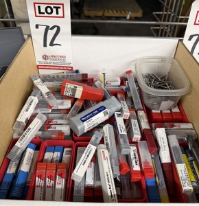 LOT - CARBIDE TOOLING: END MILLS, ETC.-72