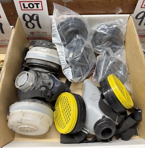LOT - PAINTING MASKS AND CARTRIDGES-89