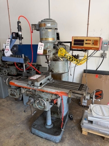 CINCINNATI TOOLMASTER VERTICAL MILL, W/ PATHFINDER-50 MODEL 8781-2 DRO-21