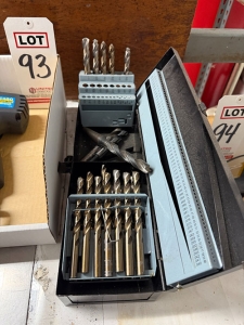 LOT - CHICAGO ELECTRIC 12 VOLT 1/2" DRIVE IMPACT WRENCH, HAAS STANDARD AND METRIC HEX WRENCHES AND DRILL BIT INDEX-93