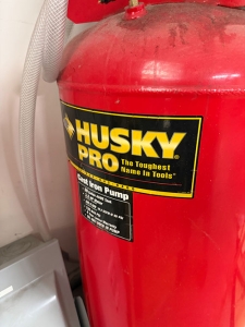 HUSKY PRO 3.2 HP AIR COMPRESSOR, 60-GALLON TANK, 135 MAX PSI-104