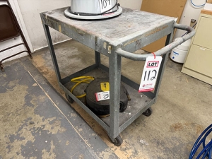 STEEL SHOP CART, 20" X 30", CONTENTS NOT INCLUDED-112