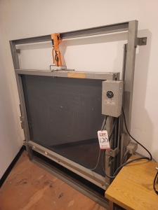 VACUUM TABLE, APPROX. 54" X 43"-120