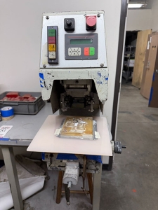 TRANS TECH SEALCUP 60 PAD PRINTING MACHINE, 600-4200 CYCLES/HOUR, S/N TAS6091150018-123A