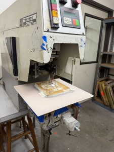 TRANS TECH SEALCUP 60 PAD PRINTING MACHINE, 600-4200 CYCLES/HOUR, S/N TAS6091150018-123A
