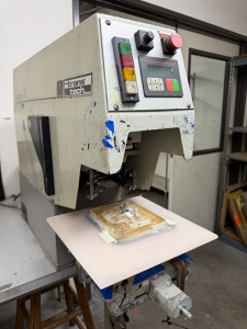TRANS TECH SEALCUP 60 PAD PRINTING MACHINE, 600-4200 CYCLES/HOUR, S/N TAS6091150018-123A