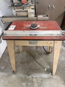 4" DRUM SANDING TABLE W/ FENCE, 1/4 HP, TABLE MEASURES 32" X 24", 35-1/2" TABLE HT-125
