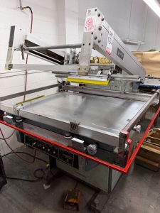 AMERICAN SCREEN PRINTING VACUUM PRESS, MODEL TEMPO2538, S/N 813184, 54" X 64" OVERALL-130