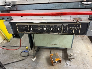 AMERICAN SCREEN PRINTING VACUUM PRESS, MODEL TEMPO2538, S/N 813184, 54" X 64" OVERALL-130