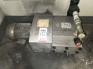 BECKER KVT 3.100 ROTARY VANE VACUUM PUMP, CONTINUOUS DUTY/OIL-LESS, S/N D 2173163-150