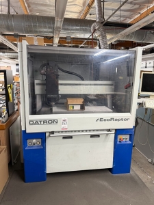 2007 DATRON ECO RAPTOR HIGH SPEED 3-AXIS CNC DRILLING & ENGRAVING MACHINE, MODEL M35 ToA, GANTRY SPINDLE, 7,000-60,000 RPM, S/N 801432-152