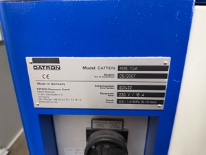 2007 DATRON ECO RAPTOR HIGH SPEED 3-AXIS CNC DRILLING & ENGRAVING MACHINE, MODEL M35 ToA, GANTRY SPINDLE, 7,000-60,000 RPM, S/N 801432-152