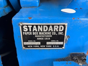 STANDARD PAPER BOX MACHINE CO. CLAMSHELL DIE CUTTER AND EMBOSSING PRESS, MODEL 20X27, S/N DX98399-153