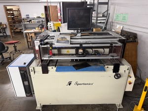 SPARTANICS ELECTRO-OPTICAL REGISTRATION SHEAR, MODEL M255, S/N M255*S/N119-154
