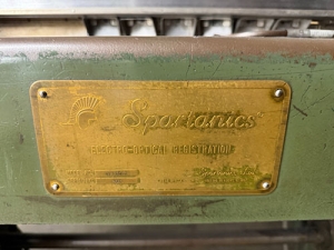 SPARTANICS ELECTRO-OPTICAL REGISTRATION SHEAR, MODEL WLIIIFG, S/N 267-155