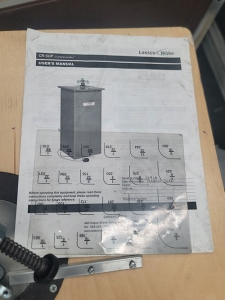 LASSCO WIZER CORNEROUNDER, MODEL CR-50P-159