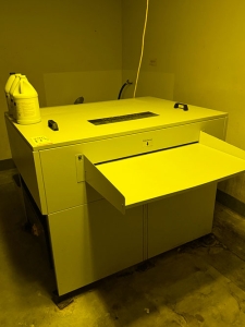 METALPHOTO PROCESSOR, DEVELOPS, FIXES AND RINSES PLATES, MODEL MP80, S/N 5070PRO21-173