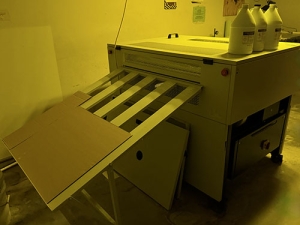 METALPHOTO PROCESSOR, DEVELOPS, FIXES AND RINSES PLATES, MODEL MP80, S/N 5070PRO21-173