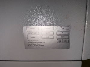 METALPHOTO PROCESSOR, DEVELOPS, FIXES AND RINSES PLATES, MODEL MP80, S/N 5070PRO21-173