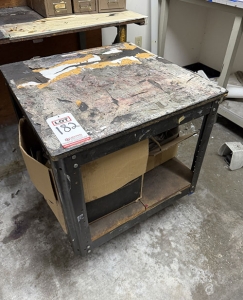 SQUARE SHOP CART, 27" X 27", 29" TOP HT-182
